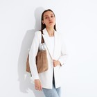 Сумка-тоут на молнии, цвет светло-коричневый - фото 805662320 Сумка-тоут на молнии, цвет светло-коричневый - фото 805662320