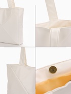 Сумка-шопер женская на молнии, размер 39×9×30 см, однотонная, белая - Фото 3