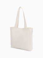 Сумка-шопер женская на молнии, размер 39×9×30 см, однотонная, белая - Фото 4