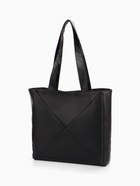 Сумка-шопер женская на молнии, размер 39×9×30 см, однотонная, чёрная - Фото 5