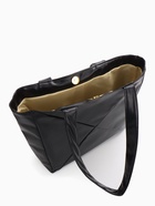 Сумка-шопер женская на молнии, размер 39×9×30 см, однотонная, чёрная - Фото 7