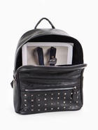 Рюкзак женский, на молнии, 4 кармана, размер 28×14×32 см, чёрный - фото 54748634