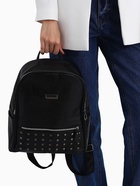 Рюкзак женский, на молнии, 4 кармана, размер 28×14×32 см, чёрный - фото 54748636