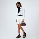 Сумка женская саквояж на молнии, 23×10×15 см, розовая - Фото 11