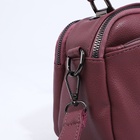 Сумка женская саквояж на молнии, 23×10×15 см, розовая - Фото 7