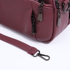 Сумка женская саквояж на молнии, 23×10×15 см, розовая - Фото 8