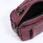 Сумка женская саквояж на молнии, 23×10×15 см, розовая - Фото 9