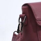 Сумка женская мессенджер на магните, 24×10×15 см, розовая - Фото 7