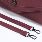 Сумка женская мессенджер на магните, 24×10×15 см, розовая - Фото 8