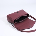 Сумка женская мессенджер на магните, 24×10×15 см, розовая - Фото 9