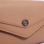 Сумка женская мессенджер на магните, 24×10×15 см, бежевая - Фото 5