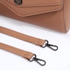 Сумка женская мессенджер на магните, 24×10×15 см, бежевая - Фото 7