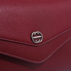 Сумка женская мессенджер на магните, 24×10×15 см, бордовая - Фото 6