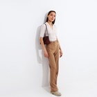 Сумка женская мессенджер на магните, 24×10×15 см, бордовая - Фото 12