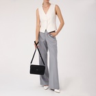 Сумка женская мессенджер на магните, 24×10×15 см, чёрная - Фото 2