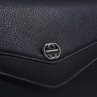 Сумка женская мессенджер на магните, 24×10×15 см, чёрная - Фото 6