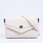 Сумка женская мессенджер на магните, 24×10×15 см, белая - Фото 3