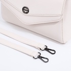 Сумка женская мессенджер на магните, 24×10×15 см, белая - Фото 8