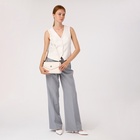 Сумка женская мессенджер на магните, 24×10×15 см, белая - Фото 13