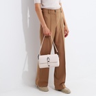 Сумка женская мессенджер на магнитах, 24×10×15 см, белая - Фото 12