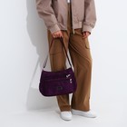 Сумка кросс-боди на молнии, цвет фиолетовый - фото 22353063