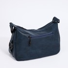 Сумка женская на молнии цвет синий - Фото 4