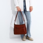 Сумка-мешок на молнии цвет рыжий - фото 22353135