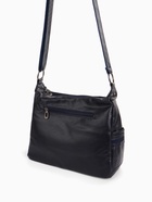 Сумка - мешок женская на молнии, 32×12×26 см, тёмно-синяя - Фото 7