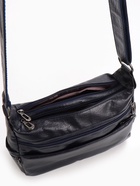 Сумка - мешок женская на молнии, 32×12×26 см, тёмно-синяя - Фото 9