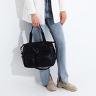 Сумка женская на молнии цвет синий 9459649