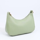 Сумка-багет на молнии, цвет мятный - фото 22353364