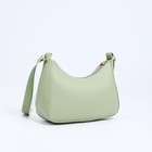 Сумка-багет на молнии, цвет мятный - фото 22353363