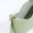 Сумка-багет на молнии, цвет мятный - фото 22353366