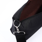 Сумка женская кросс-боди на молнии, 31×7×13 см, чёрная - Фото 11