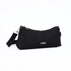 Сумка женская кросс-боди на молнии, 31×7×13 см, чёрная - Фото 6