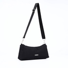 Сумка женская кросс-боди на молнии, 31×7×13 см, чёрная - Фото 9