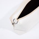 Сумка женская кросс-боди на молнии, 31×7×13 см, белая - Фото 10