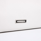 Сумка женская кросс-боди на молнии, 31×7×13 см, белая - Фото 6