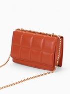 Сумка женская мессенджер на магните, 20×6×12 см, рыжая - Фото 2