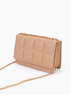 Сумка женская мессенджер на магните, 20×6×12 см, бежевая - Фото 8