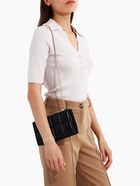 Сумка женская мессенджер на магните, 20×6×12 см, чёрная - Фото 11