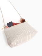 Сумка женская на молнии, цвет белый - фото 40425206