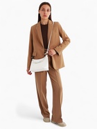 Сумка женская на молнии, цвет белый - фото 40425207