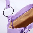 Сумка-шопер на молнии цвет фиолетовый - Фото 5
