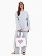 Сумка-шопер женская на молнии, размер 30×9×25 см, белая - Фото 12