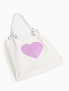 Сумка-шопер женская на молнии, размер 30×9×25 см, белая - Фото 10