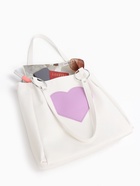 Сумка-шопер женская на молнии, размер 30×9×25 см, белая - Фото 4