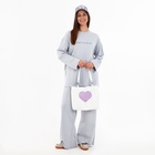 Сумка-шопер женская на молнии, размер 30×9×25 см, белая - Фото 9