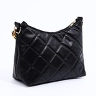 Сумка женская на молнии, цвет чёрный - фото 22353780