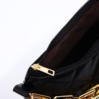 Сумка женская на молнии, цвет чёрный - фото 22353785